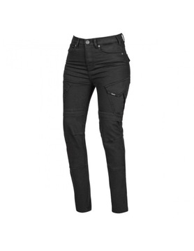 MOTOCYKLOWE SPODNIE JEANS SECA SQUADRON LADY JEDNOWARSTWOWE 28 NOWOŚĆ 2024