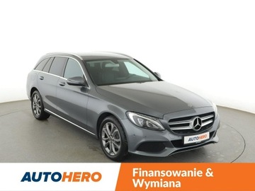 Mercedes Klasa C W205 2017 Mercedes C 180 Czujniki, Aut.klima, Navi, Skóra, zdjęcie 9