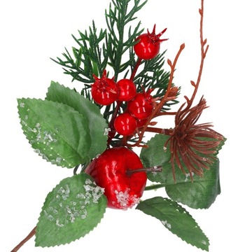 JARZĘBINA RÓŻA GŁÓG SZRON DRUCIK NA CHOINKĘ STROIK