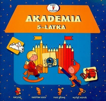 Akademia 5-latka Zeszyt SUPER Z NAKLEJKAMI