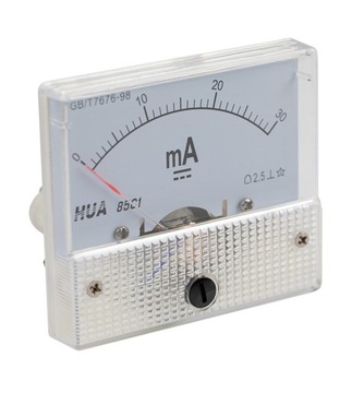 Miliamperomierz 85C1 30mA do laserów CO2
