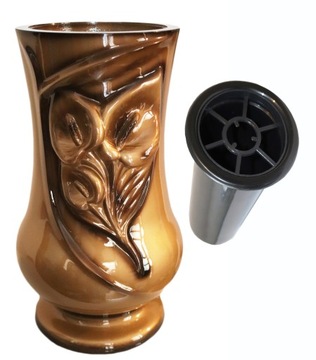 Wazon nagrobny ZŁOTA KALLA