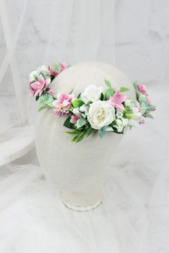 Асимметричный венок для свадебного причастия, оригинальное украшение для волос