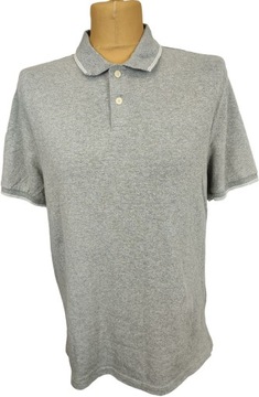 OLD NAVY KOSZULKA POLO Szary melanż L
