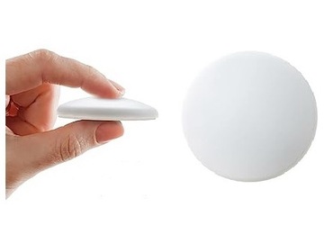 РУЧКА ДВЕРНАЯ САМОКЛЕЯЩАЯСЯ ДЛЯ СТЕН, БЕЛЫЙ СТОПОР, 50мм, 1 шт.