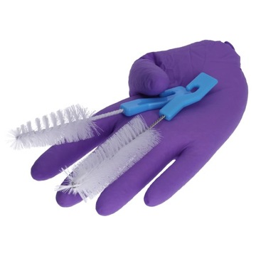 Набор ершиков для мытья бутылочек и сосок СИНИЙ, набор 2 шт.