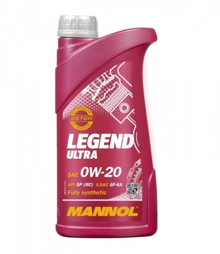 olej 0W20 MANNOL LEGEND ULTRA 1L ESTER