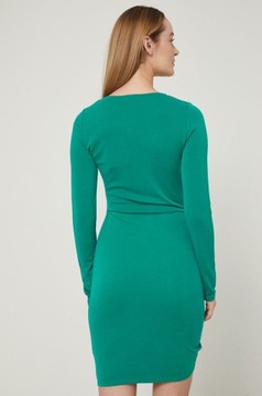 MEDICINE stylowa sukienka mini zielona damska XS