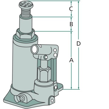 ГИДРАВЛИЧЕСКИЙ ПОДЪЕМНИК 10 ТОНН ГРАНИТ