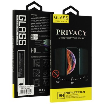 Hartowane szkło Privacy Glass do SAMSUNG GALAXY A52/A52S CZARNE