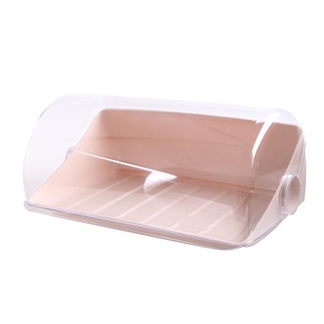 CHLEBAK POJEMNIK NA CHLEB plastikowy duży BEŻ