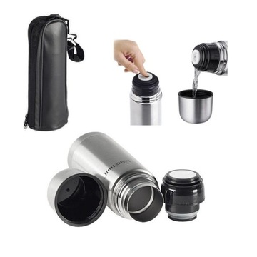 TERMOS STALOWY Z POKROWCEM 500ML KINGHoff KH-4052