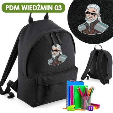 ШКОЛЬНЫЙ РЮКЗАК, ЧЕРНЫЙ ШКОЛЬНЫЙ РЮКЗАК PDM THE WITCHER 04