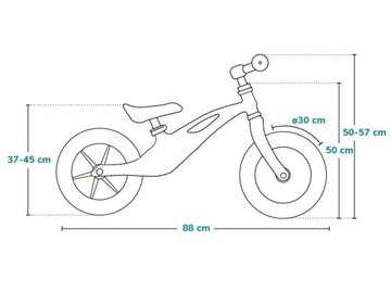 Беговой велосипед НАДУВАННЫЕ КОЛЕСА Lionelo Bart 12''