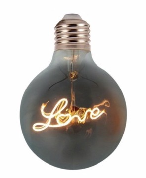Żarówka dekoracyjna LED E27 G125 5W Romantyczna
