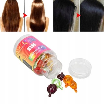 МАСЛЯНЫЕ КАПСУЛЫ ВИТАМИННАЯ СМЕСЬ ДЛЯ ВОЛОС, 30 ШТ, ГЛАДКИЕ