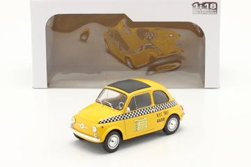 SOLIDO FIAT 500 TAXI New York 1965 Yellow 1:18