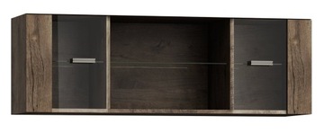 I21 PÓŁKA WITRYNA Jesion LED 137 cm SZAFKA