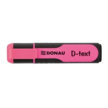 Zakreślacz DONAU D-Text - różowy