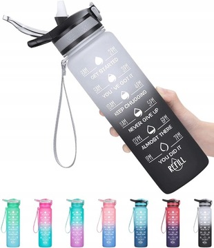 Bidon Butelka Na Wodę Water Jug 1L przenośny