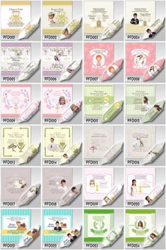 FUDGS персонализированный Крещение Saint One День рождения День рождения Baby Shower любой случай