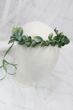 Венок для причастия, венок из зеленого эвкалипта, стильное дополнение