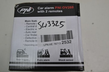 Автосигнализация PNI OV288 с 1 пультом -5%