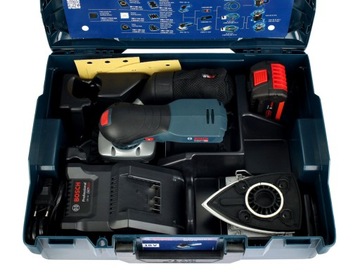 ВИДЕОШЛИФОВАЛЬНАЯ МАШИНА GSS 18V-13 BOSCH 1x5.0Ah L-BOXX + АКСЕССУАРЫ
