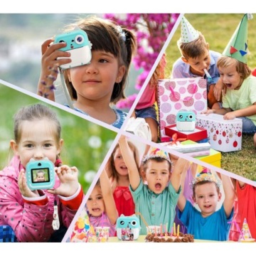 МИНИ-ТЕРМОПРИНТЕР BT USB 200 DPI 1080P 2,4 ДЮЙМА УЧЕБНОЕ ПОМОЩЬ + 3 РОЛИКА