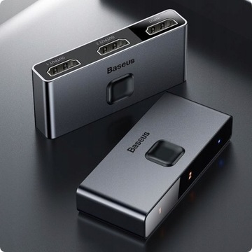 РАЗДЕЛИТЕЛЬ BASEUS ДВУСТОРОННИЙ ПЕРЕКЛЮЧАТЕЛЬ FULL HD 4K 30 Гц 3x HDMI