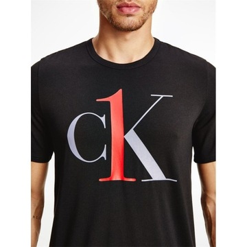 CALVIN KLEIN CZARNY T-SHIRT MĘSKI Z LOGO XL CK72 0Z8B5_A*