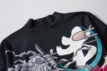 ЯПОНСКОЕ КИМОНО ХАОРИ САМУРАЙ КАНДЗИ СУВЕРЕН ОНИ ДАИ ФУ КОНГДЖУН МУЛАН O3