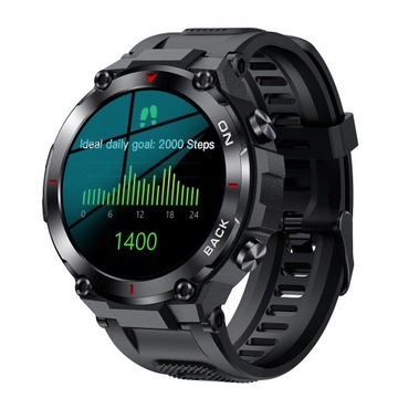 SMARTWATCH Męski Sportowy SpO2 Pulsometr GPS aGPS