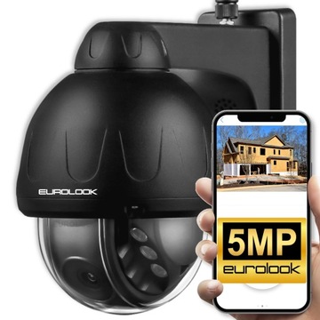 KAMERA IP WIFI ZEWNĘTRZNA OBROTOWA 5MP 5MPX ALARM