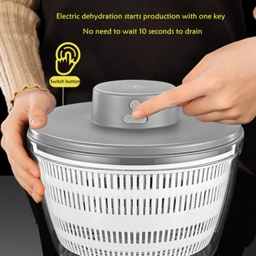 Sałatka Elektryczna Automatyczna Szara