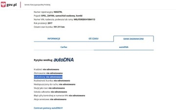 Opel Zafira C Tourer Facelifting 1.6 CDTI 120KM 2017 Opel Zafira Zarejestrowany Ubezpieczony, zdjęcie 2