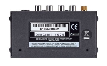 Фонокорректор Behringer PP400 Preamp