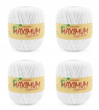 Кордонек MAXIMUM -Хлопок 100г / 565м - цвет 01.