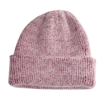 Czapki zimowe Knitting Beanie Cashmere Beanie Pink