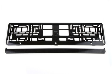 РАМА НАКЛАДКА РЕГИСТРАЦИОННОЙ ЗНАЧКИ РАМЫ. ЧЕРНЫЙ МАТОВЫЙ