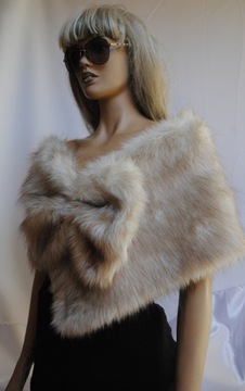 ШАРФ, ЭТОЛА, меховое болеро, свадебное