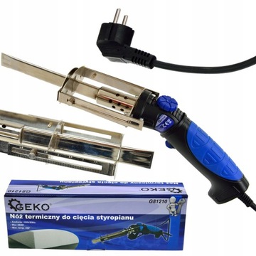 ТЕРМОНОЖ ДЛЯ РЕЗКИ ПЕНОСТРОИТЕЛЬНЫХ ИЗОЛЯЦИОННЫХ МАТЕРИАЛОВ 250ВТ 450 градусов GEKO