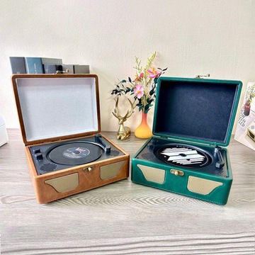 ПОРТАТИВНЫЙ CD-ПЛЕЕР РЕТРО С BLUETOOTH ДИНАМИК