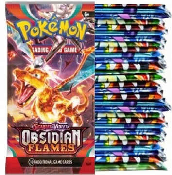 Коллекционный набор из 100 карточек Pokemon Cards в подарочных пакетах