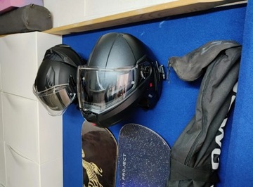 ПРОЧНЫЙ НАСТЕННЫЙ ДЕРЖАТЕЛЬ, БОЛЬШОЙ ДЛЯ МОТОЦИКЛОВОГО ШЛЕМА, ВЕШАЛКА ДЛЯ КУРТКИ