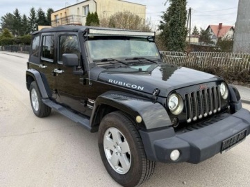 Jeep Wrangler III Unlimited Facelifting 2.8 DOHC I-4 Turbo CRD 200KM 2011 Jeep Wrangler Sliczna Sahara Navi Ledy Skory Grzany Fotele Automat EUROPA, zdjęcie 1