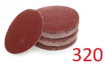 KRĄŻEK PAPIER ŚCIERNY RZEP DYSK 125mm -50szt. p320