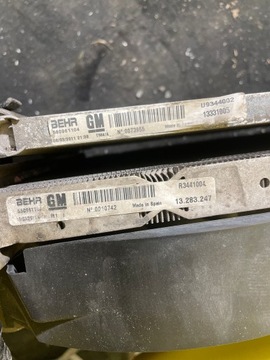 CHLADIČ VENTILÁTOR KOMPLET OPEL MERIVA B 1.4 TURBO