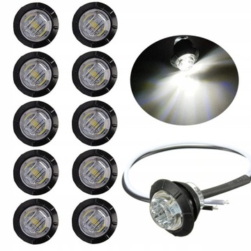 10x LED marker lamps 3LED 12V/24V