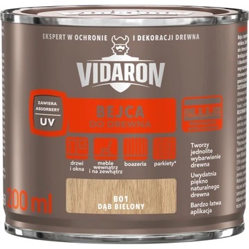 Bejca Vidaron dąb bielony B01 0,2 l